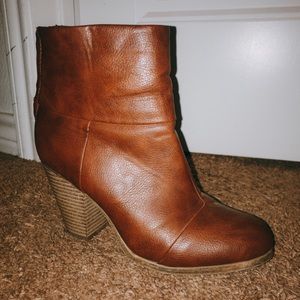 Cognac Ankle Booties!